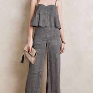 Anthropologie Elevenses Jumpsuit W/Pockets